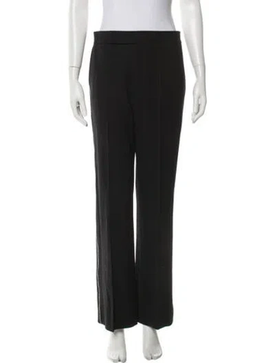 Pre-owned Helmut Lang Virgin Wool Straight Leg Pants In Green
