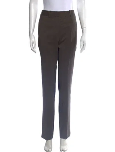 Pre-owned Helmut Lang Virgin Wool Straight Leg Pants W/ Tags In Grey