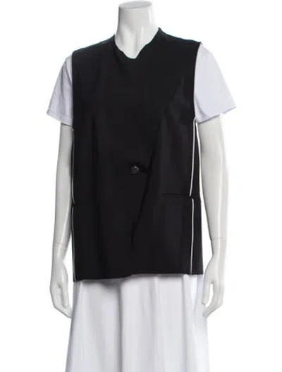 Pre-owned Helmut Lang Virgin Wool Vest In Gray