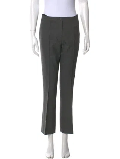 Pre-owned Helmut Lang Virgin Wool Wide Leg Pants In Gray