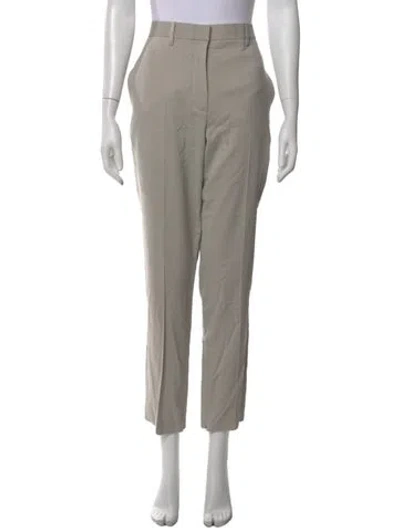 Pre-owned Helmut Lang Virgin Wool Wide Leg Pants W/ Tags In Gray
