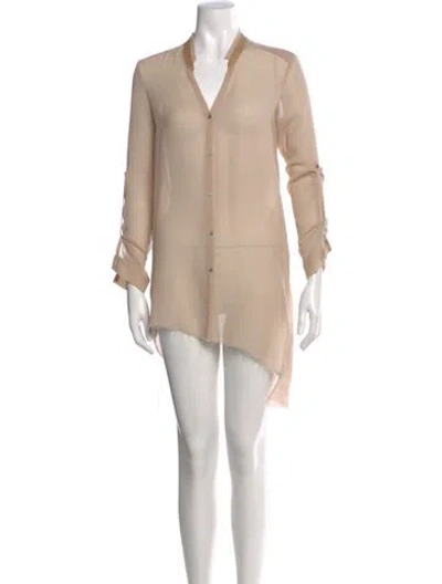 Pre-owned Helmut Lang V-neck Mini Dress