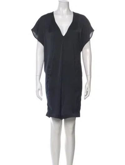Pre-owned Helmut Lang V-neck Romper In Multi