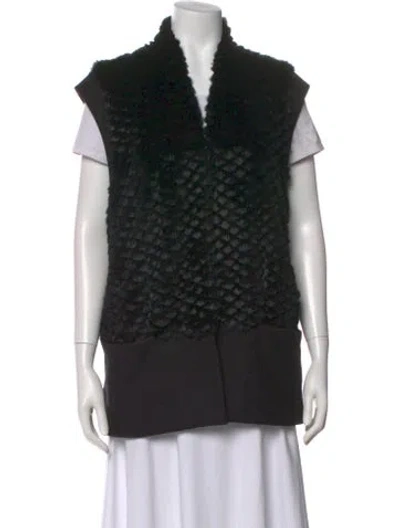 Pre-owned Helmut Lang V-neck Sweater In Black