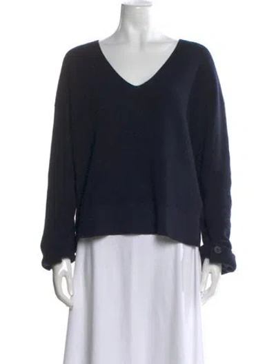 Pre-owned Helmut Lang V-neck Sweater In Black