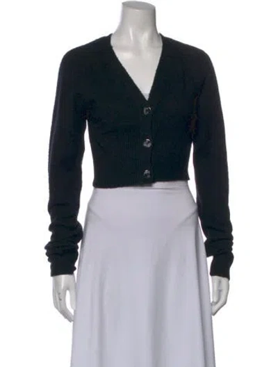 Pre-owned Helmut Lang V-neck Sweater In Black