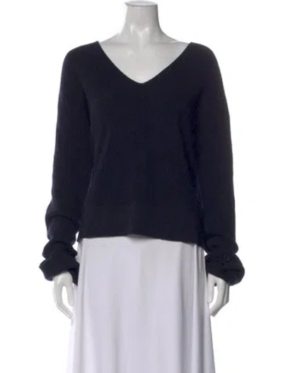 Pre-owned Helmut Lang V-neck Sweater In Black