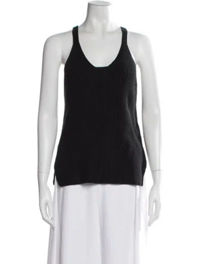 Pre-owned Helmut Lang V-neck Sweater In Black