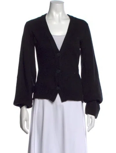 Pre-owned Helmut Lang V-neck Sweater In Black