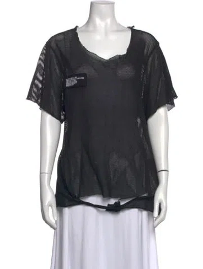 Pre-owned Helmut Lang V-neck Sweater In Black