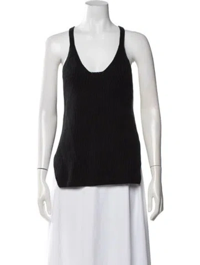 Pre-owned Helmut Lang V-neck Sweater In Black