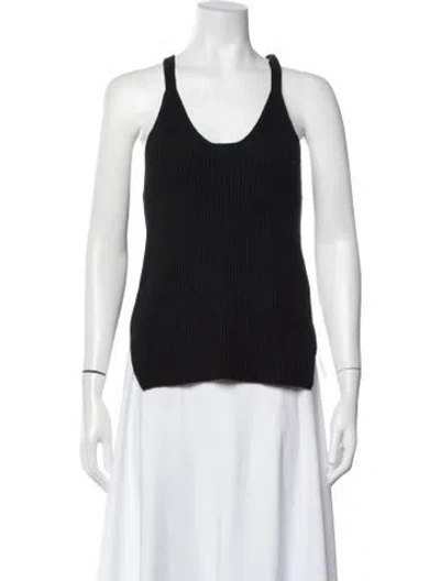 Pre-owned Helmut Lang V-neck Sweater In Black