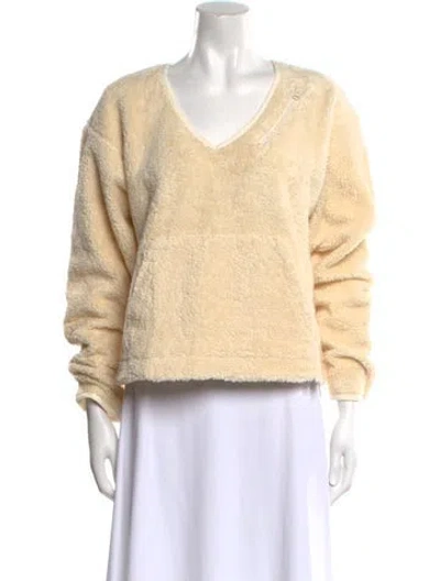 Pre-owned Helmut Lang V-neck Sweater In Neutral