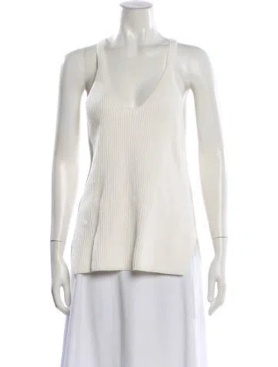 Pre-owned Helmut Lang V-neck Sweater In Neutral