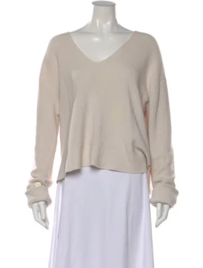 Pre-owned Helmut Lang V-neck Sweater In Neutral