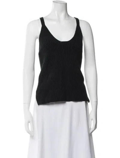 Pre-owned Helmut Lang V-neck Sweater W/ Tags In Black