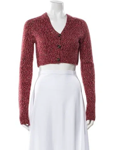 Pre-owned Helmut Lang V-neck Sweater W/ Tags In Pink