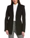 Helmut Lang Waisted Blazer In Black