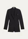 Helmut Lang Waisted Blazer In Blk