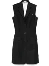 Helmut Lang Waisted Blazer Dress In Black