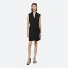 Helmut Lang Waisted Blazer Dress In Black