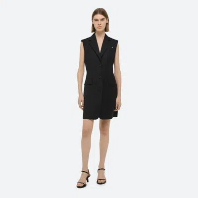 Helmut Lang Waisted Blazer Dress In Black