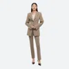 Helmut Lang Waisted Blazer In Taupe