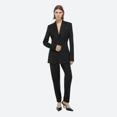 Helmut Lang Waisted Classic Blazer In Black