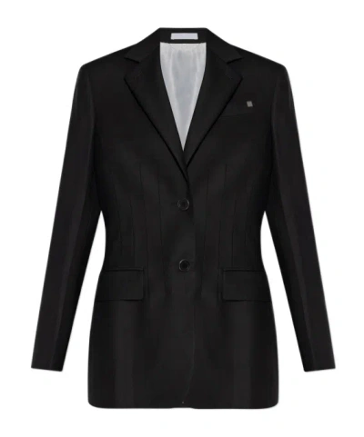 Helmut Lang Waisted Classic Blazer In Black