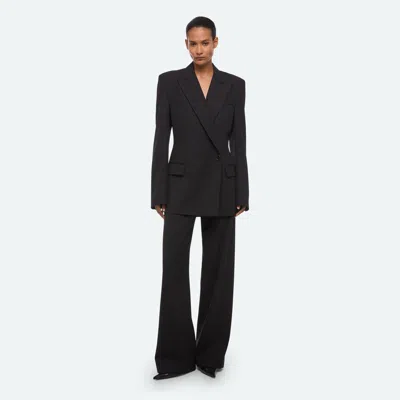 Helmut Lang Wardrobe Belted Blazer In Black