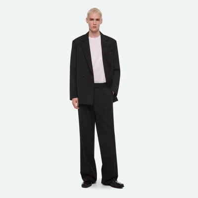Helmut Lang Wardrobe Double-pleat Trouser In Black