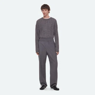Helmut Lang Wardrobe Pull-on Trouser In Grey Melange