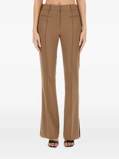 Helmut Lang Stretch-twill Straight-leg Pants In Neutrals