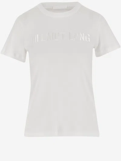 HELMUT LANG WHITE LOGO T-SHIRT