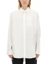 Helmut Lang Oversized Shirt In White