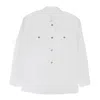 Helmut Lang White Poplin Trucker Button-down Shirt In White