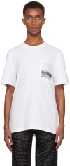 Helmut Lang T-shirt Postcard Skyline In White