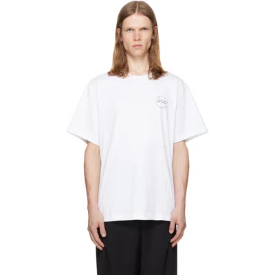 Helmut Lang White Stamp Collage T-shirt