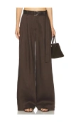 Helmut Lang Wide Double Pleated Trouser