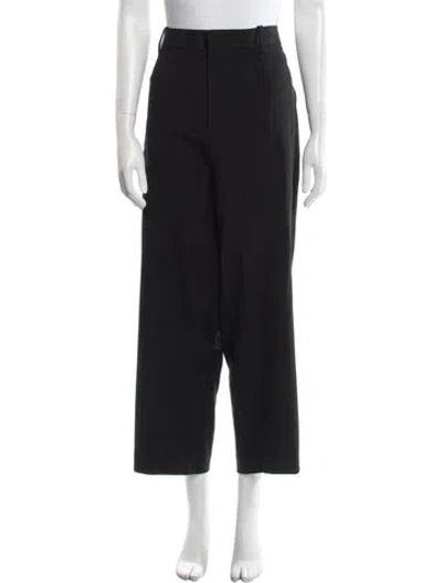 Pre-owned Helmut Lang Wide Leg Pants In Black