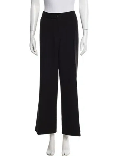Pre-owned Helmut Lang Wide Leg Pants In Black