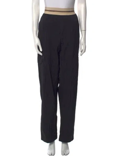 Pre-owned Helmut Lang Wide Leg Pants In Black