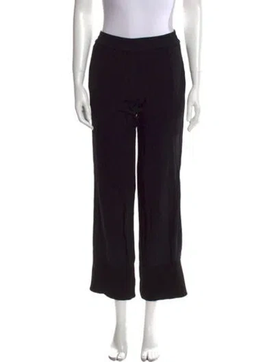 Pre-owned Helmut Lang Wide Leg Pants In Black