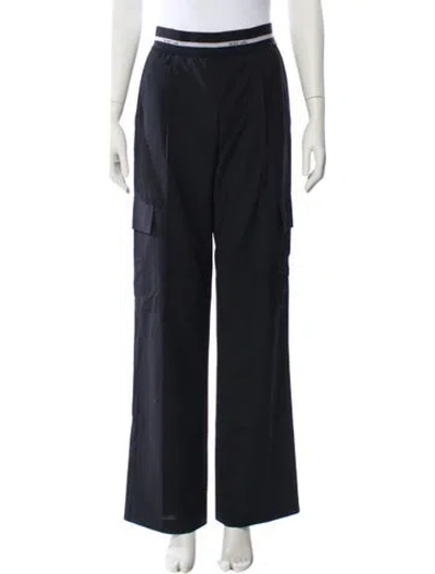 Pre-owned Helmut Lang Wide Leg Pants In Black