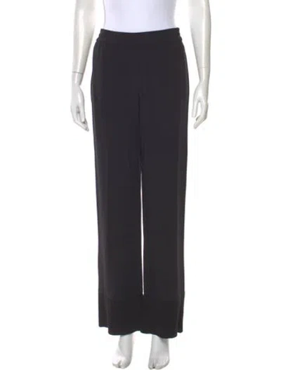 Pre-owned Helmut Lang Wide Leg Pants In Black