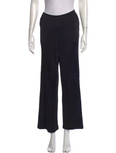 Pre-owned Helmut Lang Wide Leg Pants In Black