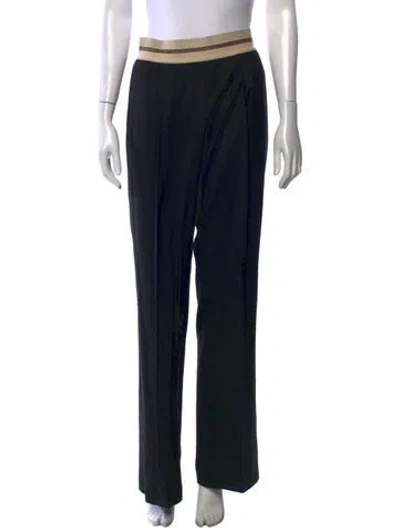 Pre-owned Helmut Lang Wide Leg Pants In Black