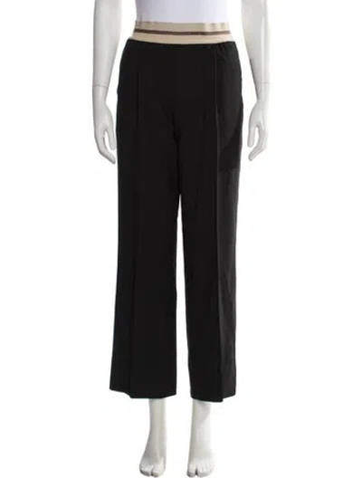 Pre-owned Helmut Lang Wide Leg Pants In Black