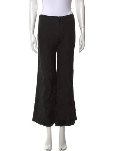 Pre-owned Helmut Lang Wide Leg Pants In Black