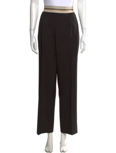 Pre-owned Helmut Lang Wide Leg Pants In Black